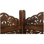 Screen Elephant Burnt 4 Panel